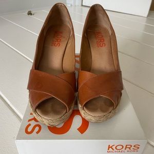 michael kors espadrille wedges.